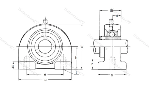 Подшипниковый узел UCPA 205 в Улан-Удэ