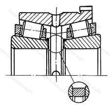 Модификация подшипника 697732Л размер 160x240x110
