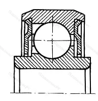 Модификация подшипника 980704ЮУС2 размер 20x42x10/11