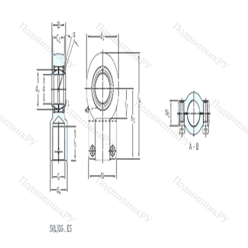 Подшипник скольжения сферический SIQG 200 ES