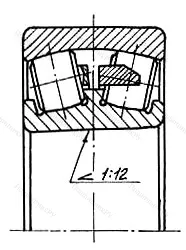 Модификация подшипника 113517 размер 85x150x36 ГПЗ-34