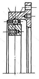 Модификация подшипника 4-186728ЮТ размер 140x180/195x16,5