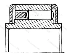 Подшипник  54708 размер 40x66x22