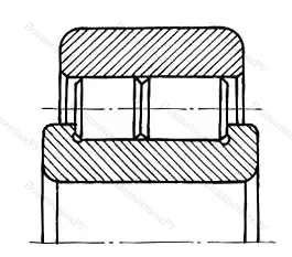 Модификация подшипника 212792М размер 460x800x436/500