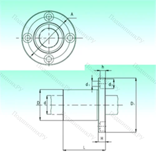 Подшипник шариковый линейный KBF 40-PP