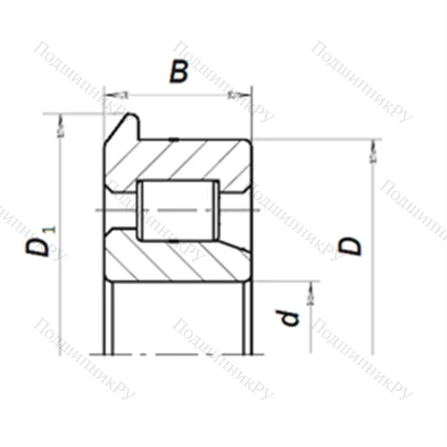 Подшипник роликовый радиальный