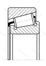 Модификация подшипника 6-7518Х1 размер 90x160x42,5