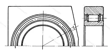 Модификация подшипника 812734 размер 170x360x105