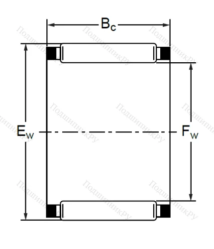 Подшипник K 53x73x29 (KT) в Улан-Удэ
