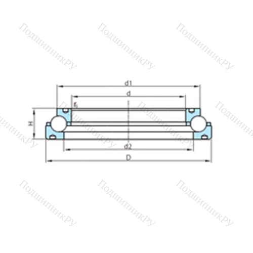 Подшипник шариковый радиально-упорный PSL 212-314