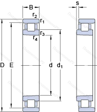 Подшипник N 1015 KTN/SP