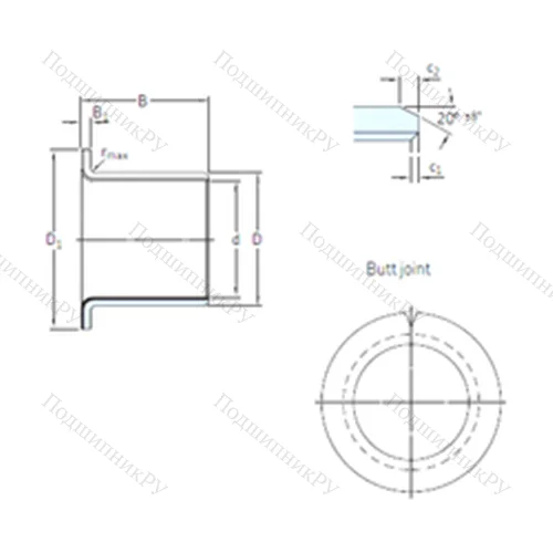 Подшипник скольжения PCMF 202316.5 E