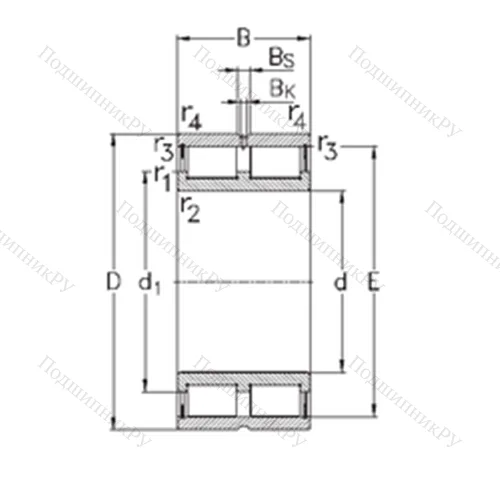 Подшипник роликовый радиальный NNCL 4830-V