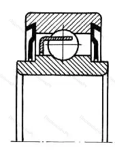 Модификация подшипника 1280912Ю2 размер 60x85x11/13