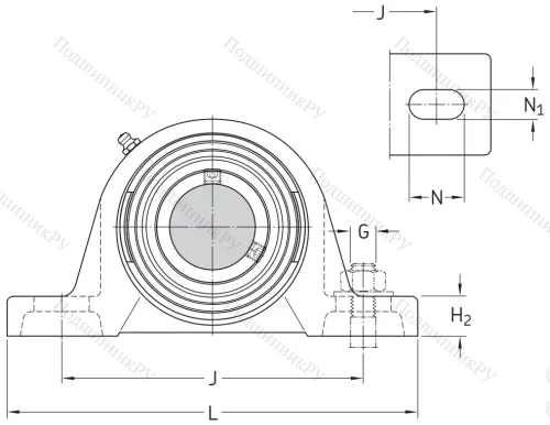 Подшипниковый корпус SYJ 511 в Улан-Удэ