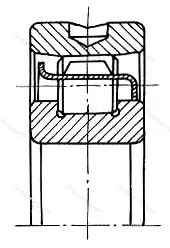 Подшипник  402319 размер 95x200x45