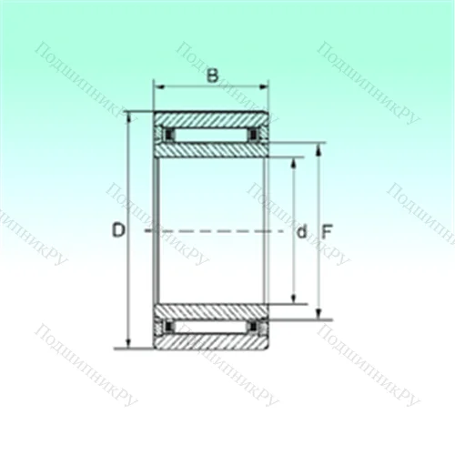 Подшипник игольчатый радиальный NKI 9/12