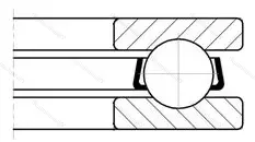Модификация подшипника 4-8209 размер 45x73x20
