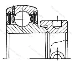 Подшипник  780208 размер 40x80x22/43,7