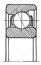 Подшипник 625B/P 4 размер 5x16x5