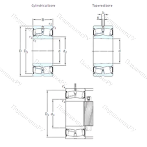 Подшипник роликовый радиальный самоцентрирующийся BS 2-2217-2CS/VT 143