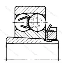Подшипник  11210 (1211K+H 211) размер 50x100x21/37