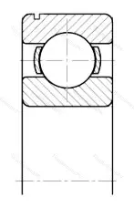 Модификация подшипника 8-50209А размер 45x85x19