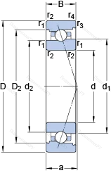 Подшипник 71914 CB/P 4A