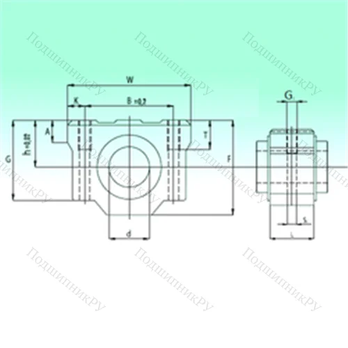 Подшипник шариковый линейный SCV 50 AS