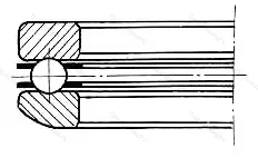 Подшипник  53320 (28320) размер 100x170x59,2