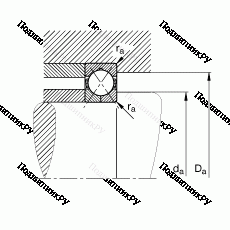 Подшипник QJ 216-MPA