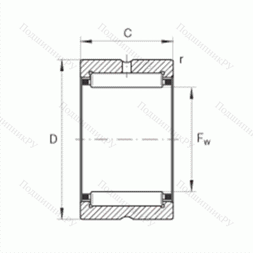 Подшипник роликовый игольчатый RNA 49/22