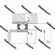 Подшипник 6010-2RSR
