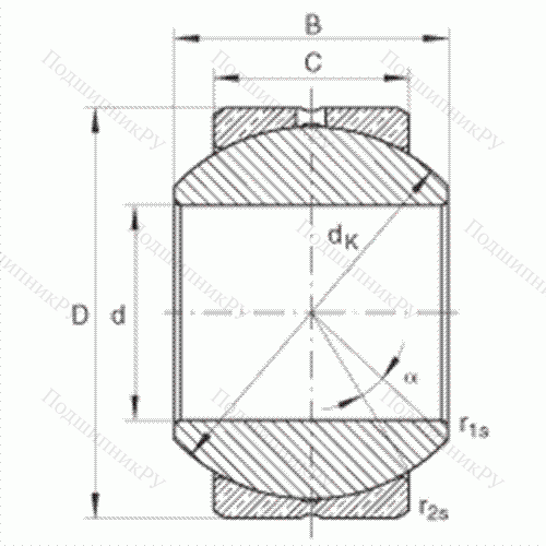 Подшипник шарнирный GE 20-PB